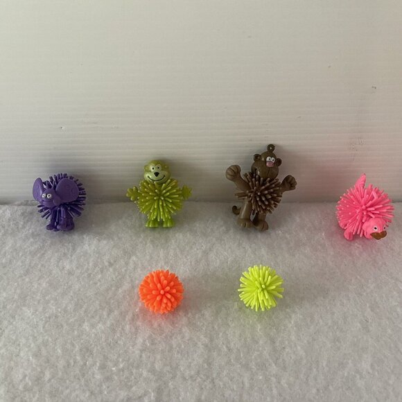 Mini Koosh Ball Figure Set Animals Monkey Spiky - Picture 9 of 13